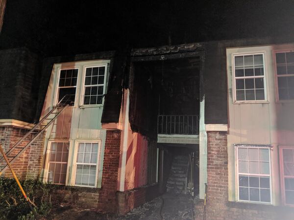 Gwinnett County fire officials said several units were extensively damaged in the blaze.