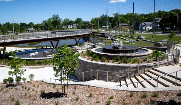 Rodney Cook Sr. Park in Historic Vine City in Atlanta. STEVE SCHAEFER FOR THE ATLANTA JOURNAL-CONSTITUTION