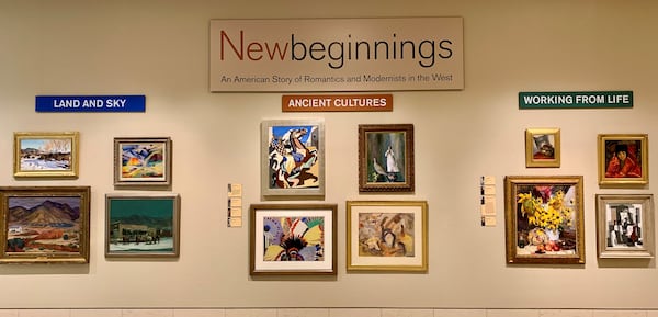 The exhibition “New Beginnings: An American Story of Romantics and Modernists in the West” has been extended through Aug. 23. 
Contributed by Howard Pousner