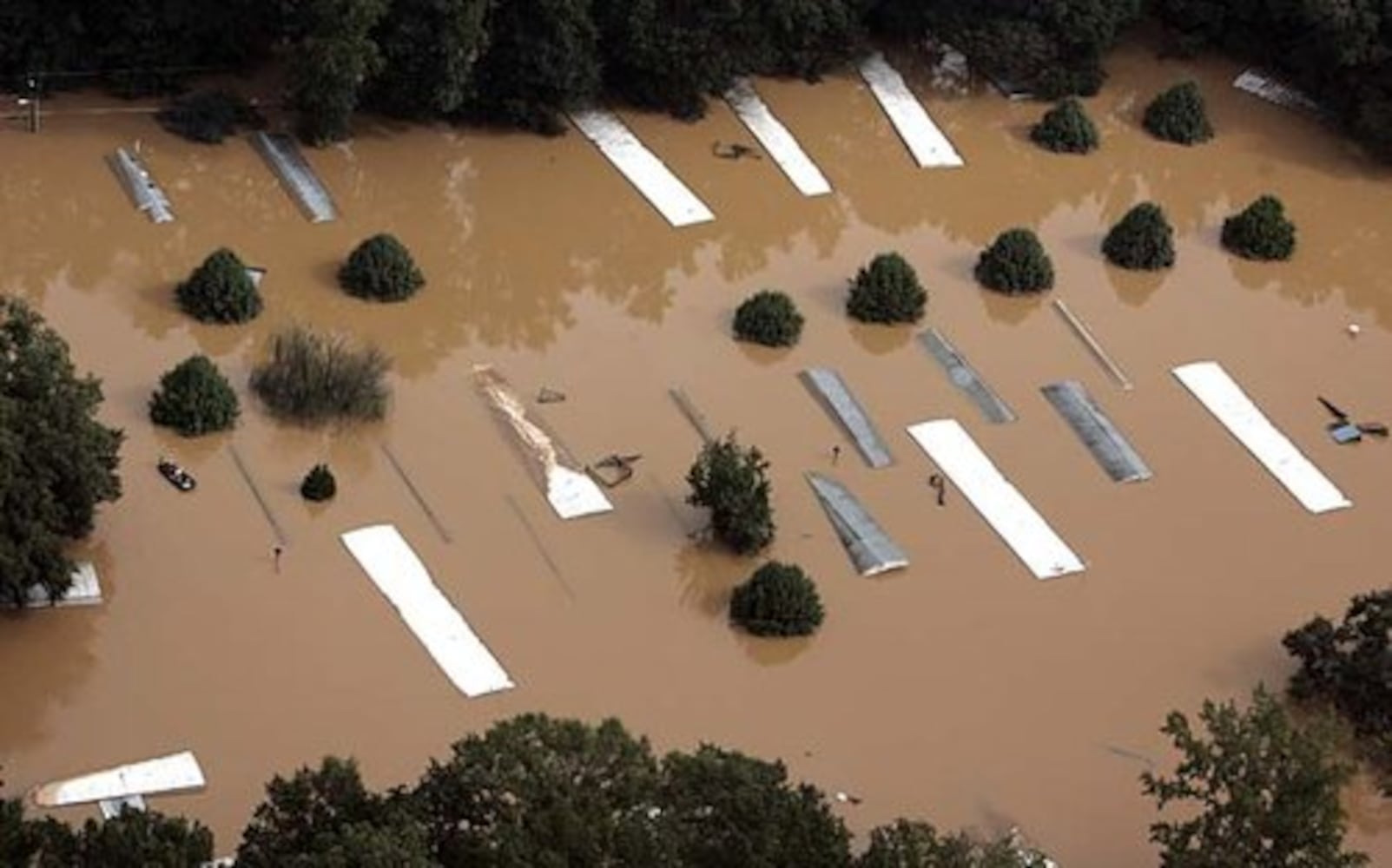 Atlanta flooding: Aerial photos