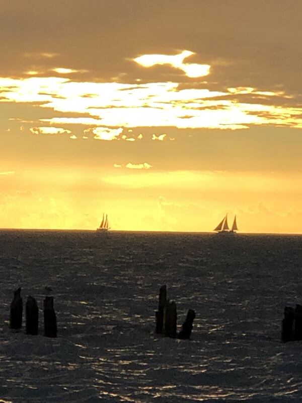 Jackie Bufkin submitted this photo of a sunset off the Southernmost Pier in Key West from January.