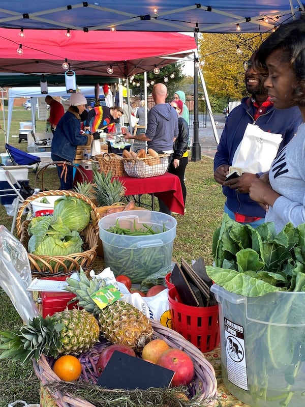 In the days before social distancing, farmers markets like the Castleberry Farmers Market in Atlanta’s Castleberry Hill neighborhood were social places where the community could shop and spend time getting to know their farmers and food producers. CONTRIBUTED BY DIANE RIES