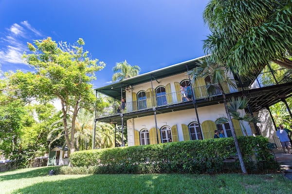 Visit the Ernest Hemingway Home and Museum in Key West, where the author lived from 1931 to 1939. LAURENCE NORAH / FLORIDA KEYS NEWS BUREAU