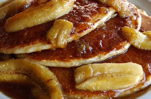 Banana Pancakes at Ria's Bluebird. (BECKY STEIN/Special)