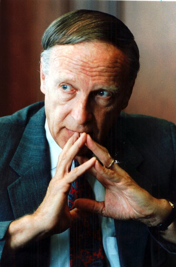 July 13, 1992 - Interview with John L. Clendenin, BellSouth Chairman. (Nick Arroyo/AJC Staff)