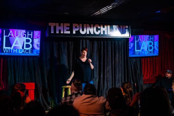 Adriane Benson performs at The Punchline. 
Courtesy of Adriane Benson.