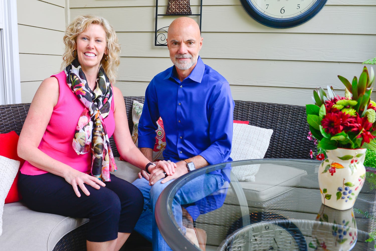 Jim and Terri Guthrie's three-story Marietta home