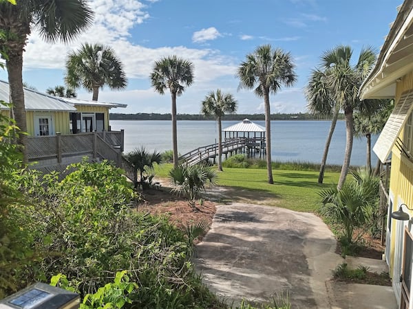 The bungalows at The Grove Indian Pass feature lagoon views.
Courtesy of Blake Guthrie