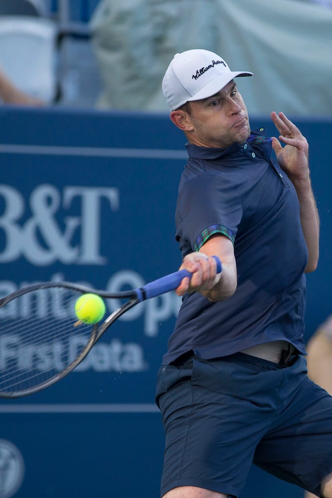 Photos: Ginepri, Roddick meet in BB&T Atlanta Open exhibition