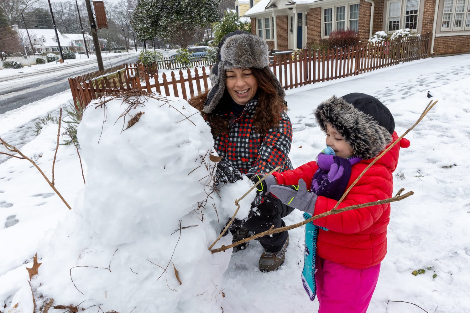 PHOTOS: Snow storm hits Atlanta
