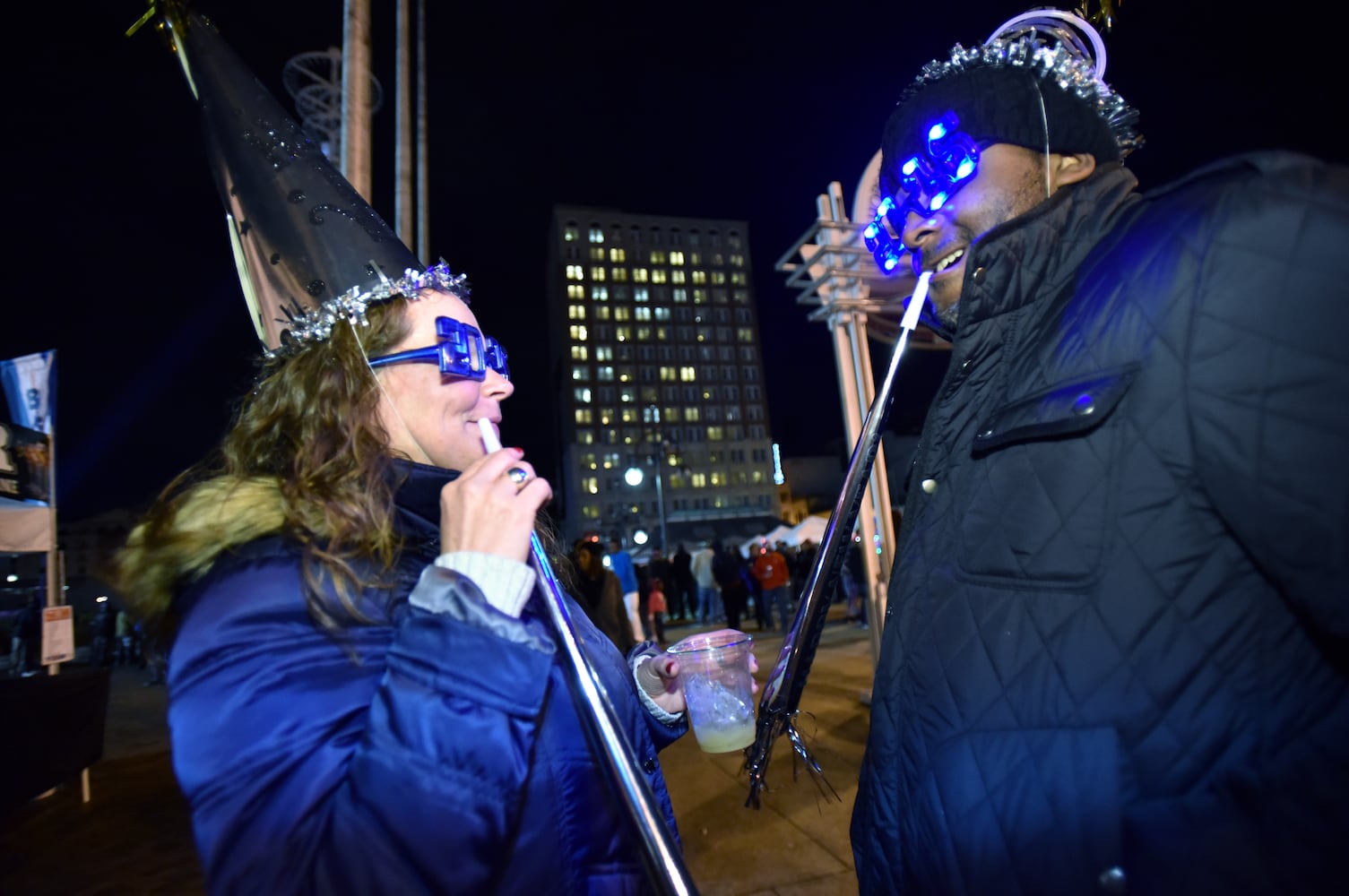 New Year's Eve Peach Drop in Atlanta