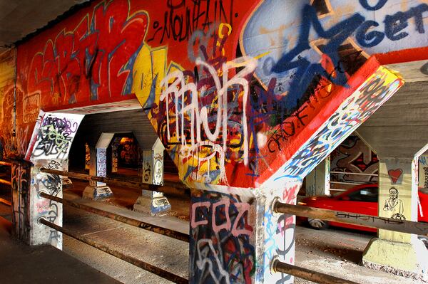 The Krog Street tunnel, aka, gateway to Cabbagetown. AJC FILE