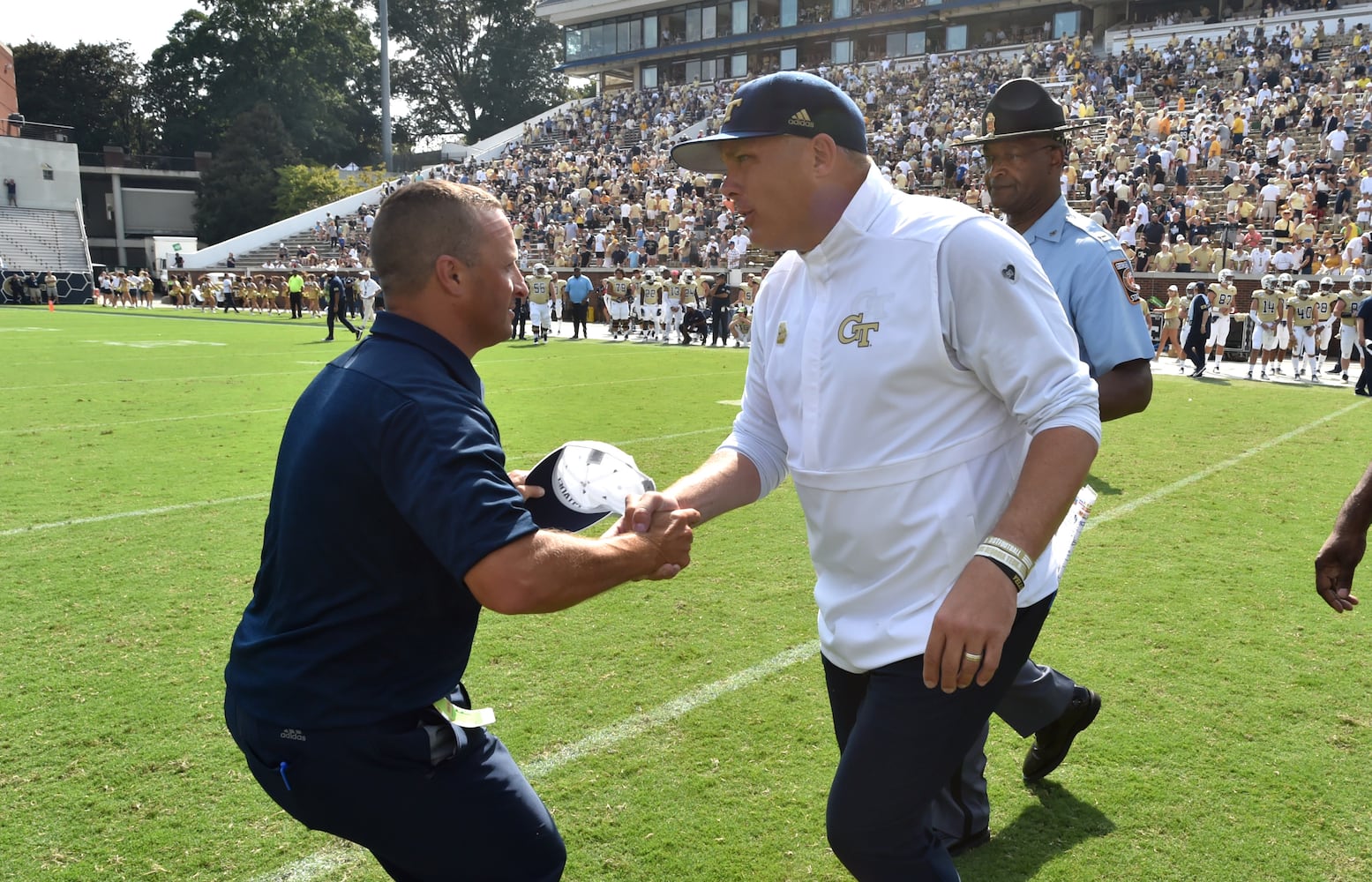 Photos: Georgia Tech is upset by The Citadel