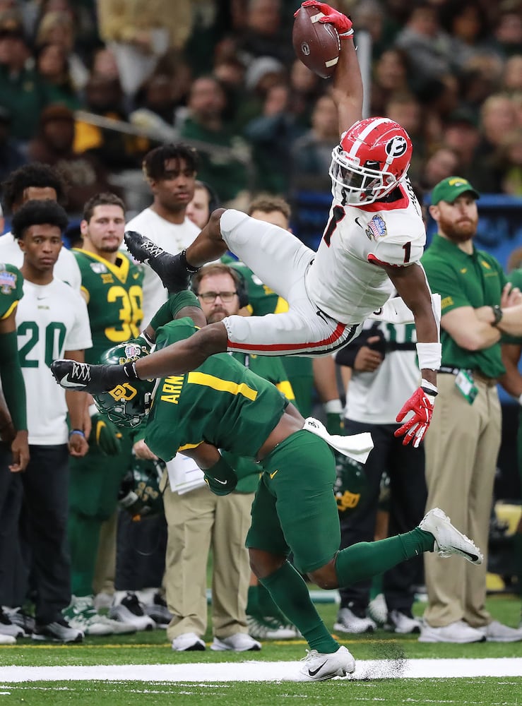 Photos: Bulldogs battle Baylor in Sugar Bowl