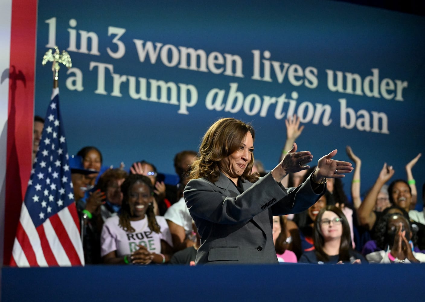 Kamala Harris campain stop on abortion