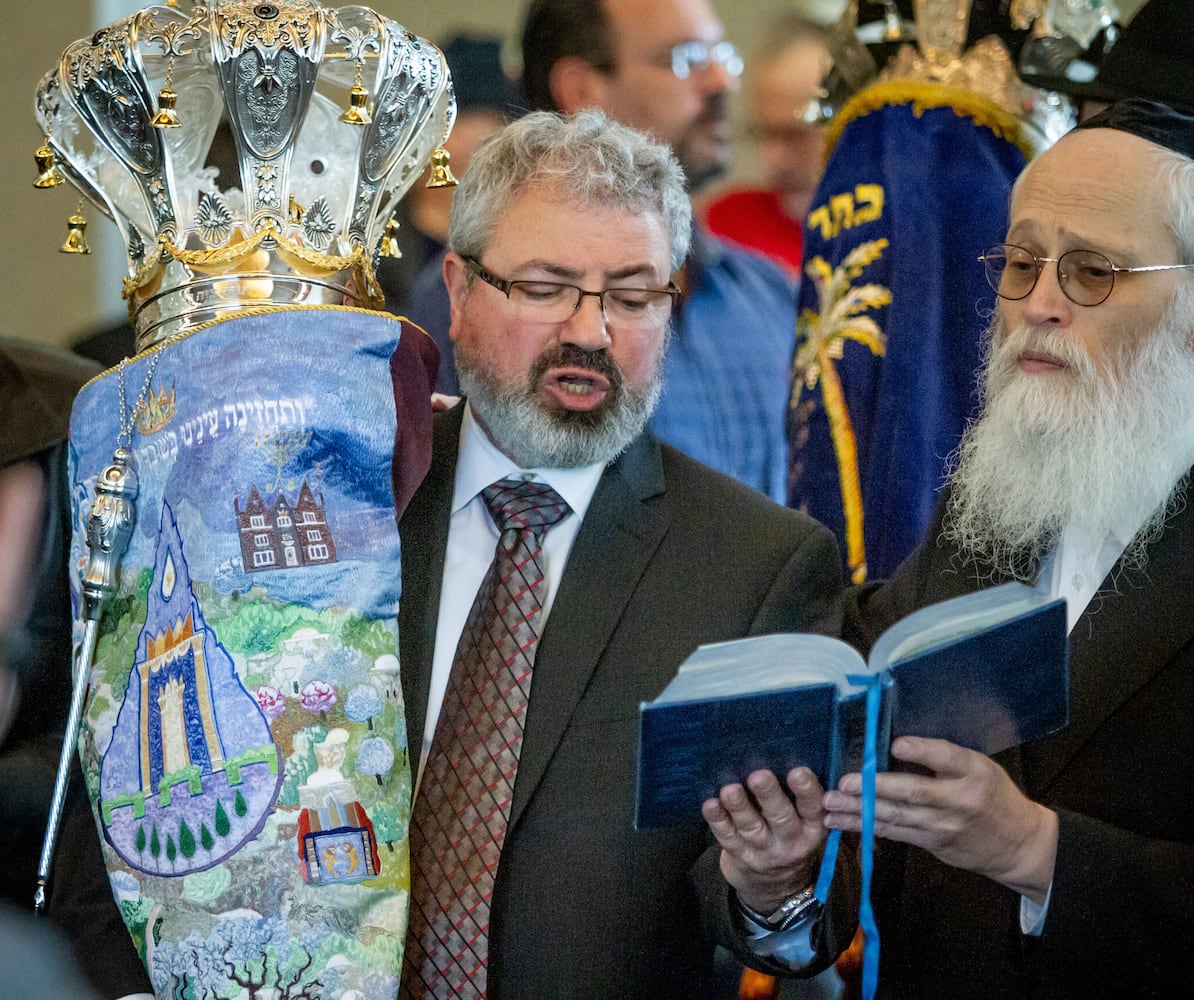 PHOTOS: Celebrating special Torah in Cobb