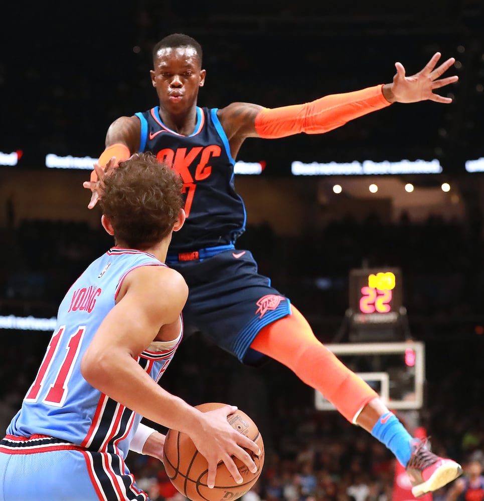 Photos: Hawks handle Dennis Schroder, Thunder