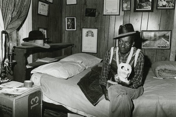 James Son Ford in Leland, Miss., made ceramic skulls featuring real human teeth. “It caused his neighbors to say he practiced hoodoo and voodoo, but he got his teeth from a dentist in Memphis,” said Guy Mendes. CONTRIBUTED: GUY MENDES