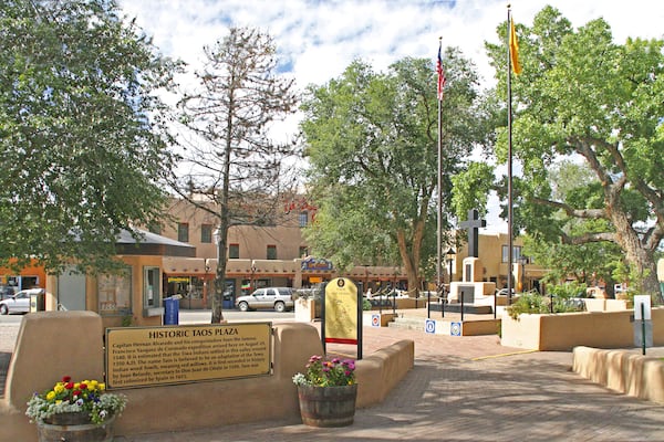 In the heart of the Historic district, Taos Plaza hosts artisans, musicians and local chefs.
(Courtesy of New Mexico TRUE)