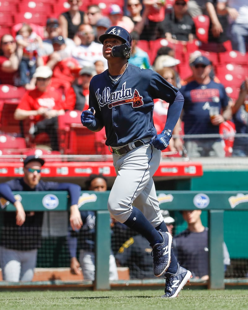 Photos: Ronald Acuna has deep impact in Braves’ second game