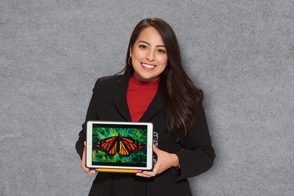 Jamie Garcia Caycho is Gwinnett County Public Schools' 2022 teacher of the year. She teaches first grade at Arcado Elementary School in Lilburn. (Courtesy of Gwinnett County Public Schools)