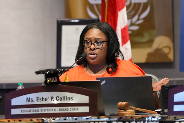 Eshe Collins has been elected to an Atlanta City County seat.