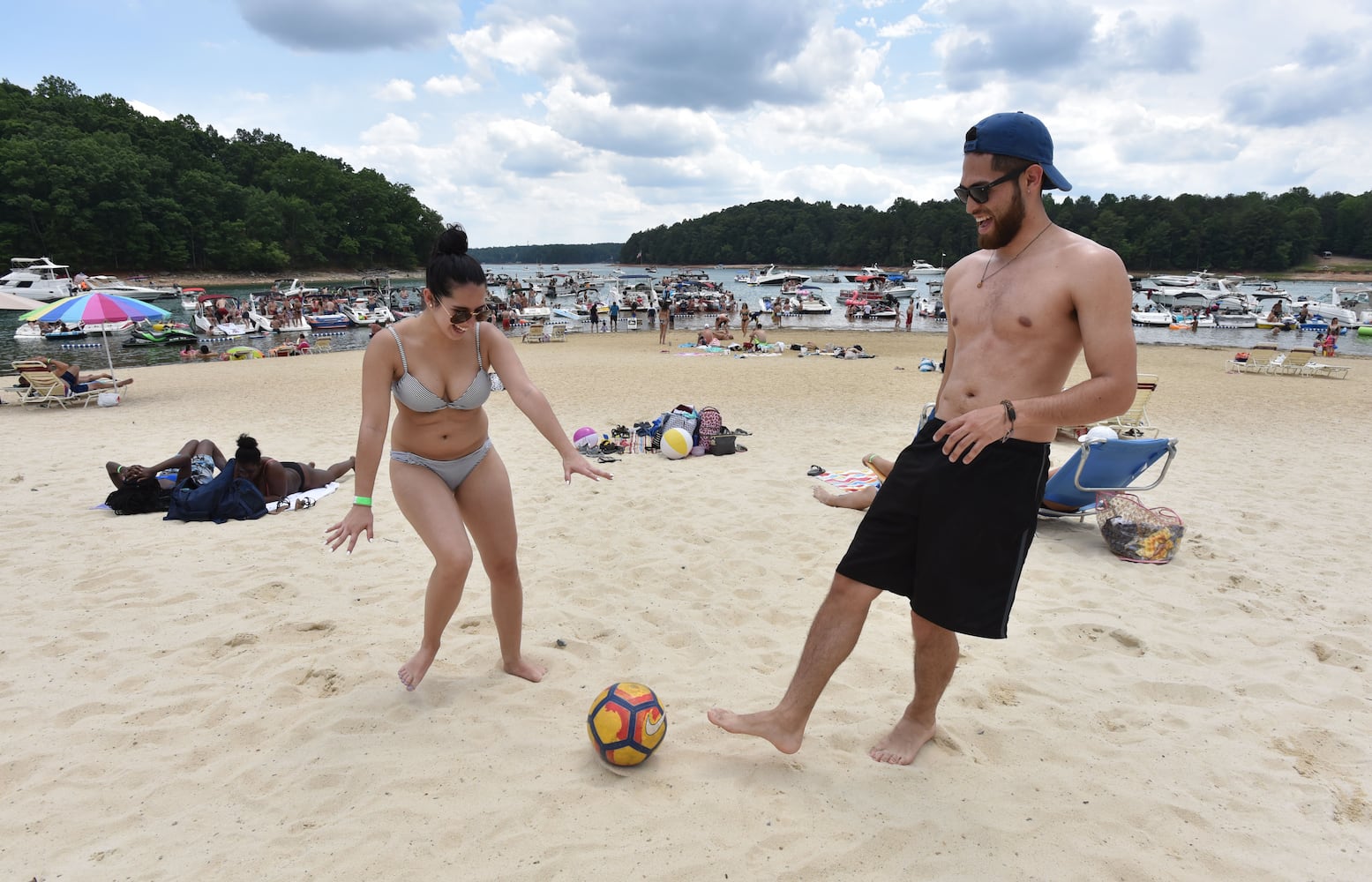 Scenes at Lake Lanier on Memorial Day weekend