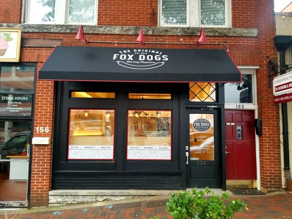 The exterior of Fox Dogs.