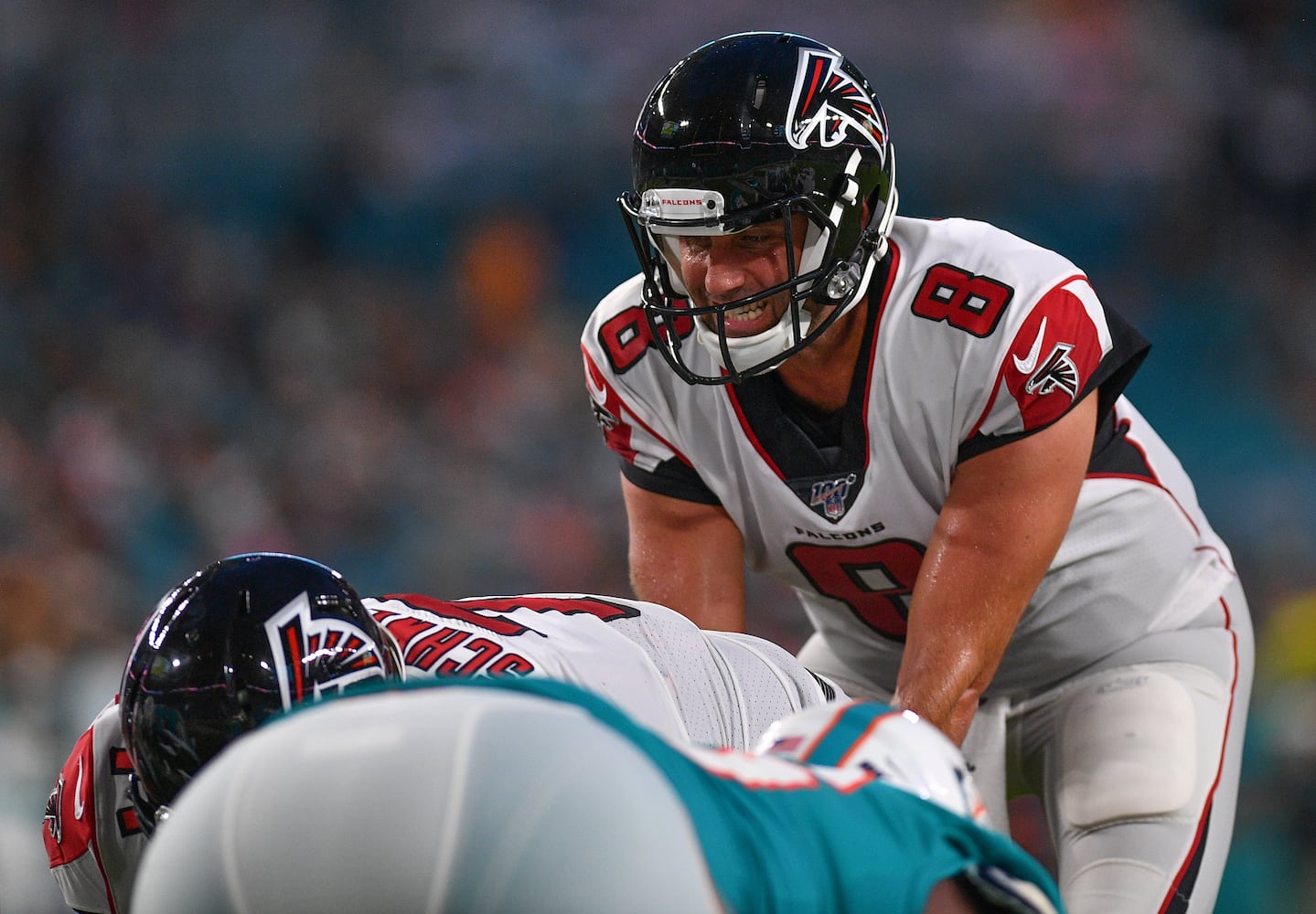 Photos: Falcons play Dolphins in exhibition