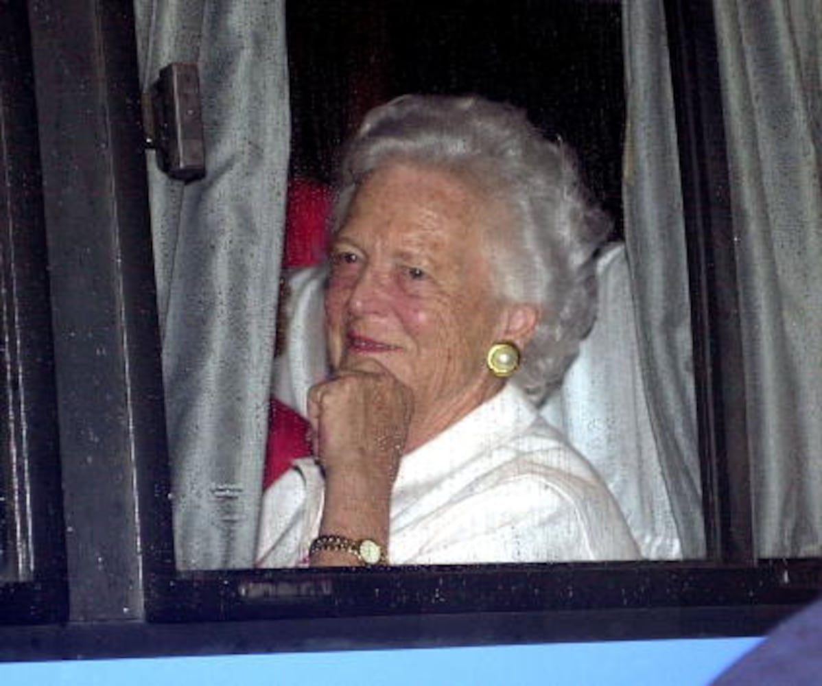 Former First Lady Barbara Bush