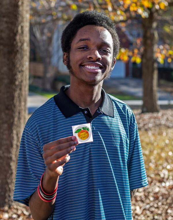 Niles Francis, 19, is election forecaster for Decision Desk HQ. He has appeared as a commentator on MSNBC, and the 20,000-plus followers on his Twitter account include local and national political journalists. (Alyssa Pointer / Alyssa.Pointer@ajc.com)