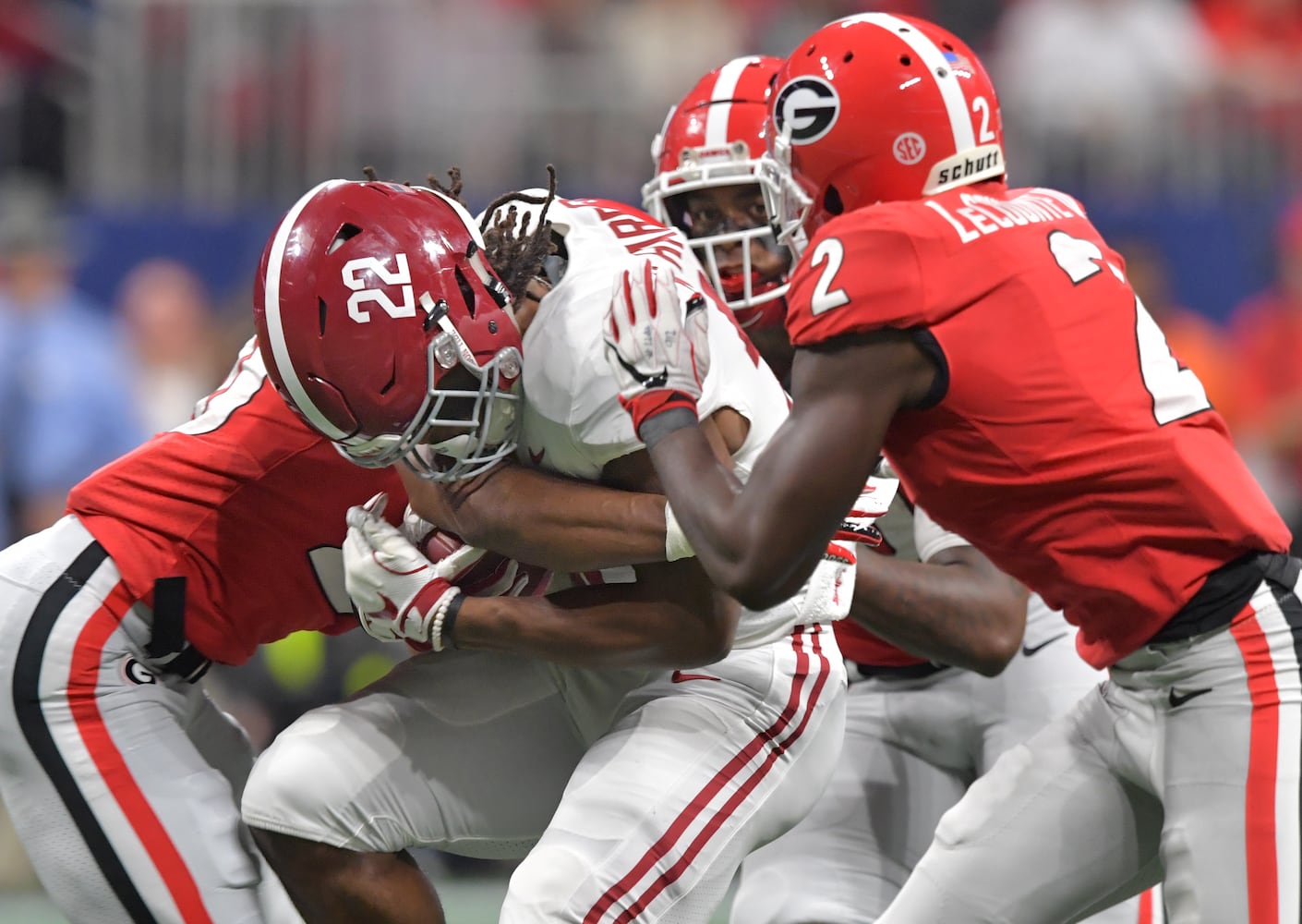 Photos: Bulldogs try to beat Alabama in SEC Championship game