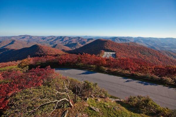 The Russell-Brasstown Scenic Byway provides easy access to Georgia's highest point, 4,784-foot Brasstown Bald.
Courtesy of ExploreGeorgia.org