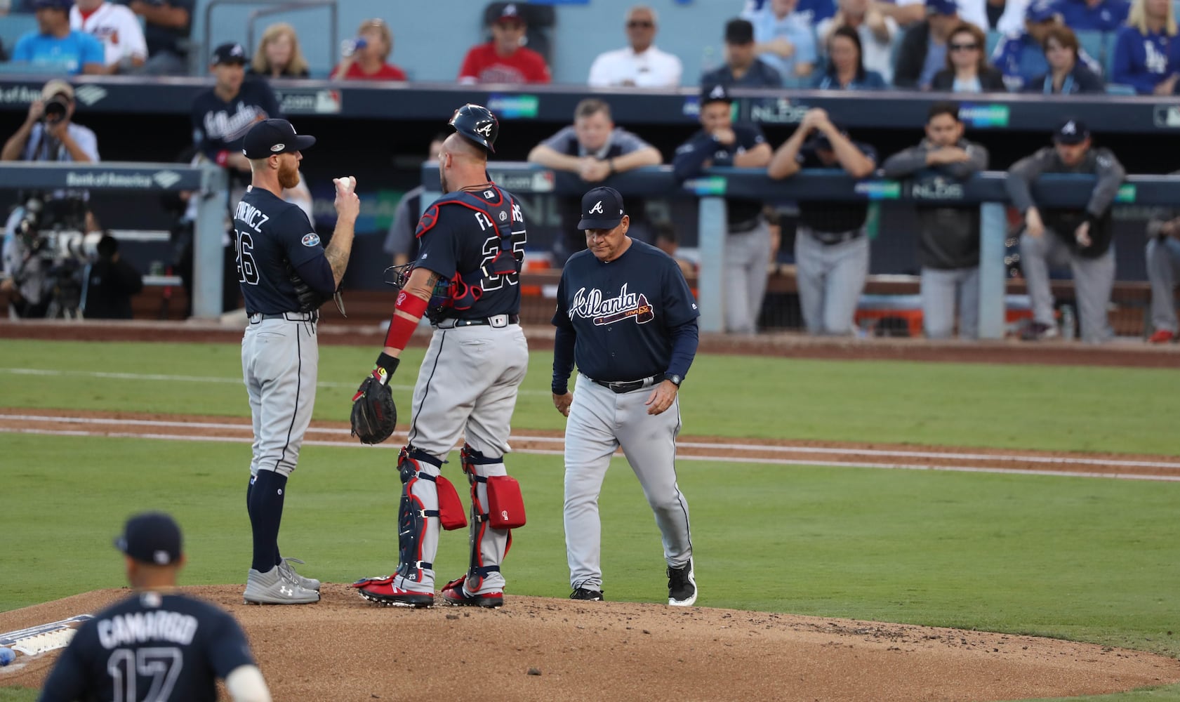 Photos: Braves begin playoffs against Dodgers