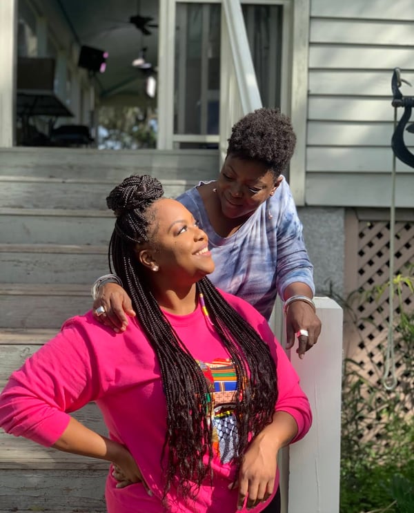 When not filming her Food Network TV show, "Delicious Miss Brown," on Edisto Island in South Carolina, Kardea Brown often comes back to the Atlanta area to spend time with her mom, Patricia Green of Loganville, and many longtime friends. (Courtesy of Kardea Brown)