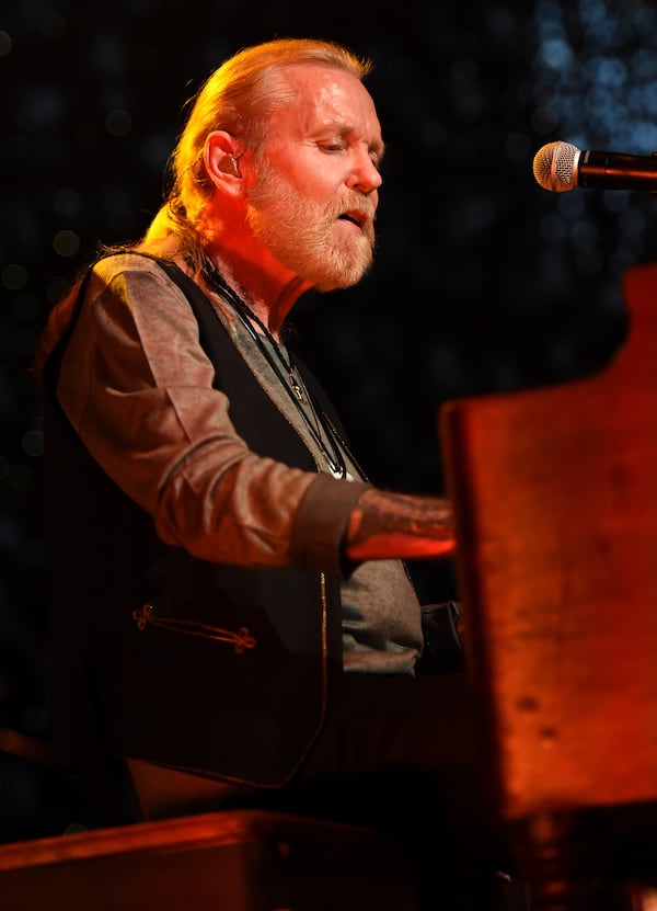 ATLANTA, GA - NOVEMBER 12: Gregg Allman performs onstage at One More For The Fans! - Celebrating the Songs & Music of Lynyrd Skynyrd at The Fox Theatre on November 12, 2014 in Atlanta, Georgia. (Photo by Mike Coppola/Getty Images for Blackbird Productions) Gregg Allman will hang out at Atlanta Symphony Hall on NYE. Photo: Getty Images/Blackbird Productions