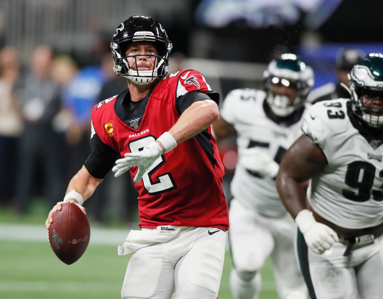 Photos: Falcons host Eagles, seek first win