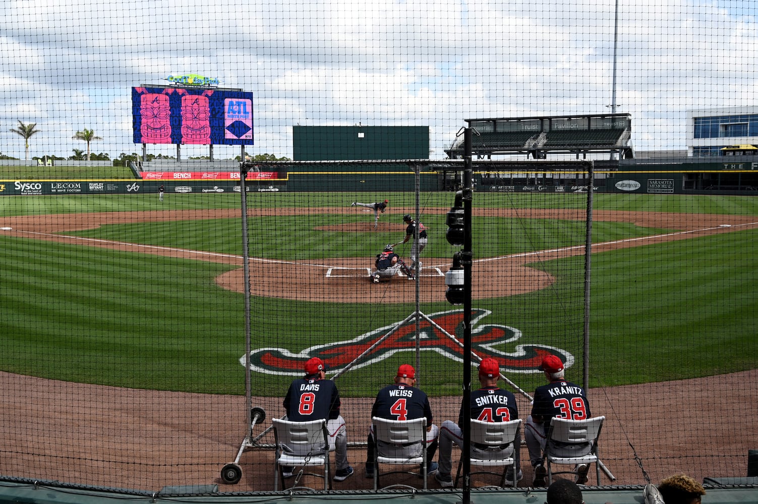 First full-squad spring training workouts