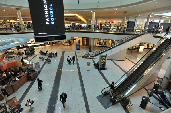 Shoppers in Cumberland Mall in Cobb County on Jan. 16, 2014.