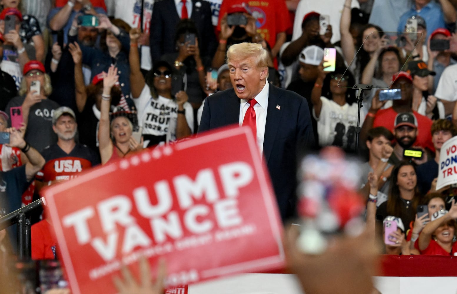 Donald Trump’s rally in Atlanta is an important test for his campaign