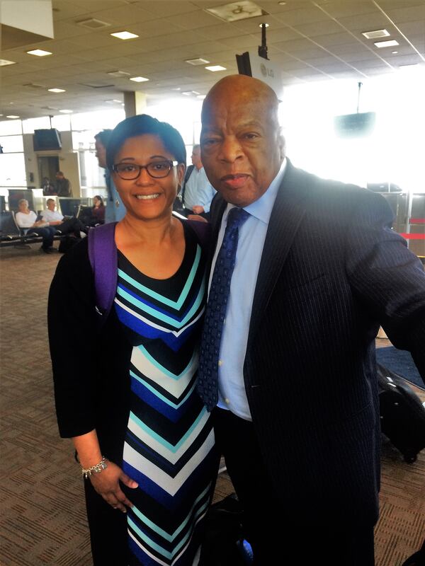 Carmen Ashley and John Lewis