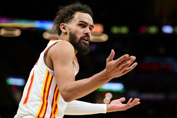 Hawks guard Trae Young during a recent game in Cleveland.