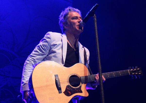 Ed Roland was a captivating presence onstage at Collective Soul's sold-out Tabernacle show. Photo: Melissa Ruggieri/AJC