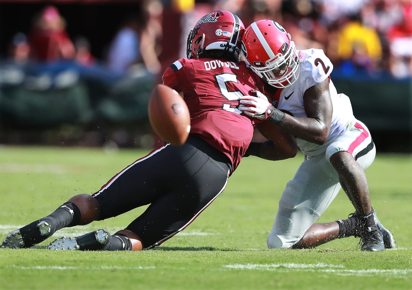 Photos: Bulldogs pull away from South Carolina