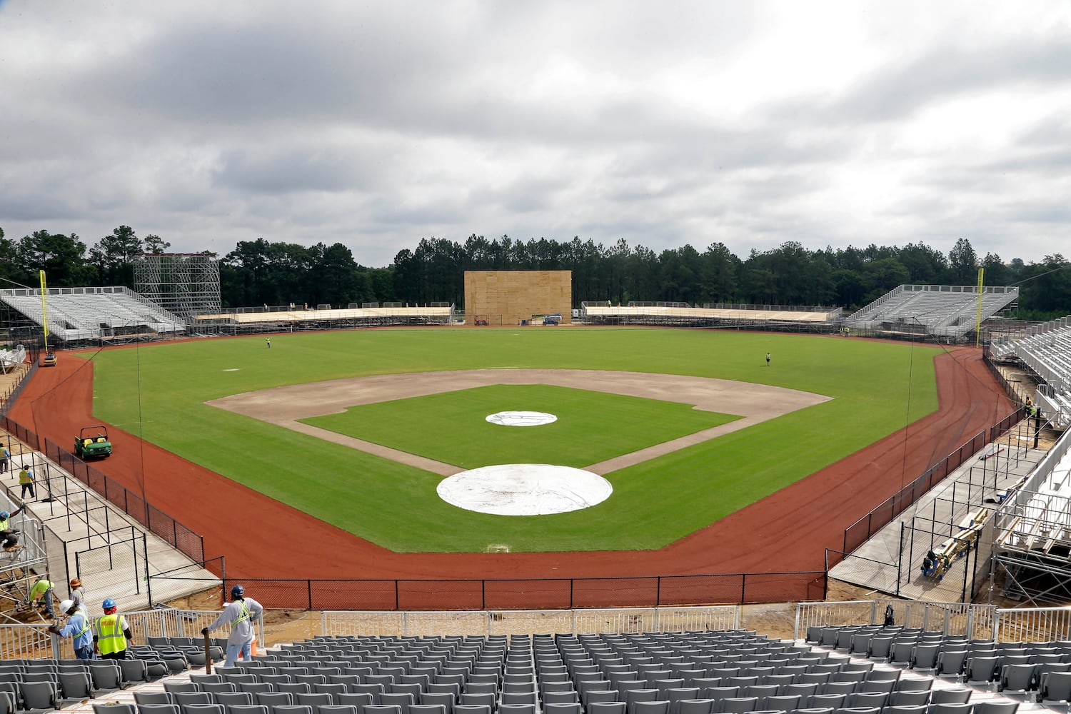 Fort Bragg builds a baseball field