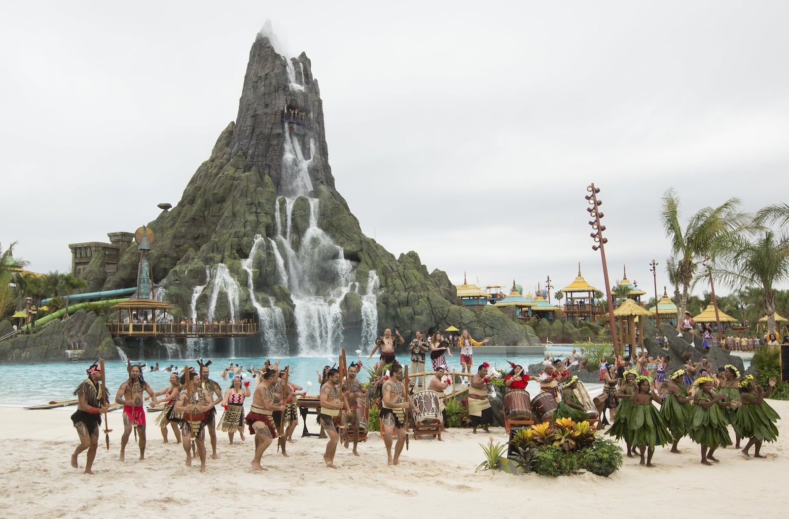 On May 25, Universal’s Volcano Bay officially opened, becoming Universal Orlando’s third theme park. Volcano Bay’s first guests gathered inside the new water theme park to enjoy an authentic South Pacific dedication ceremony commemorating the park’s opening. CONTRIBUTED BY UNIVERSAL ORLANDO