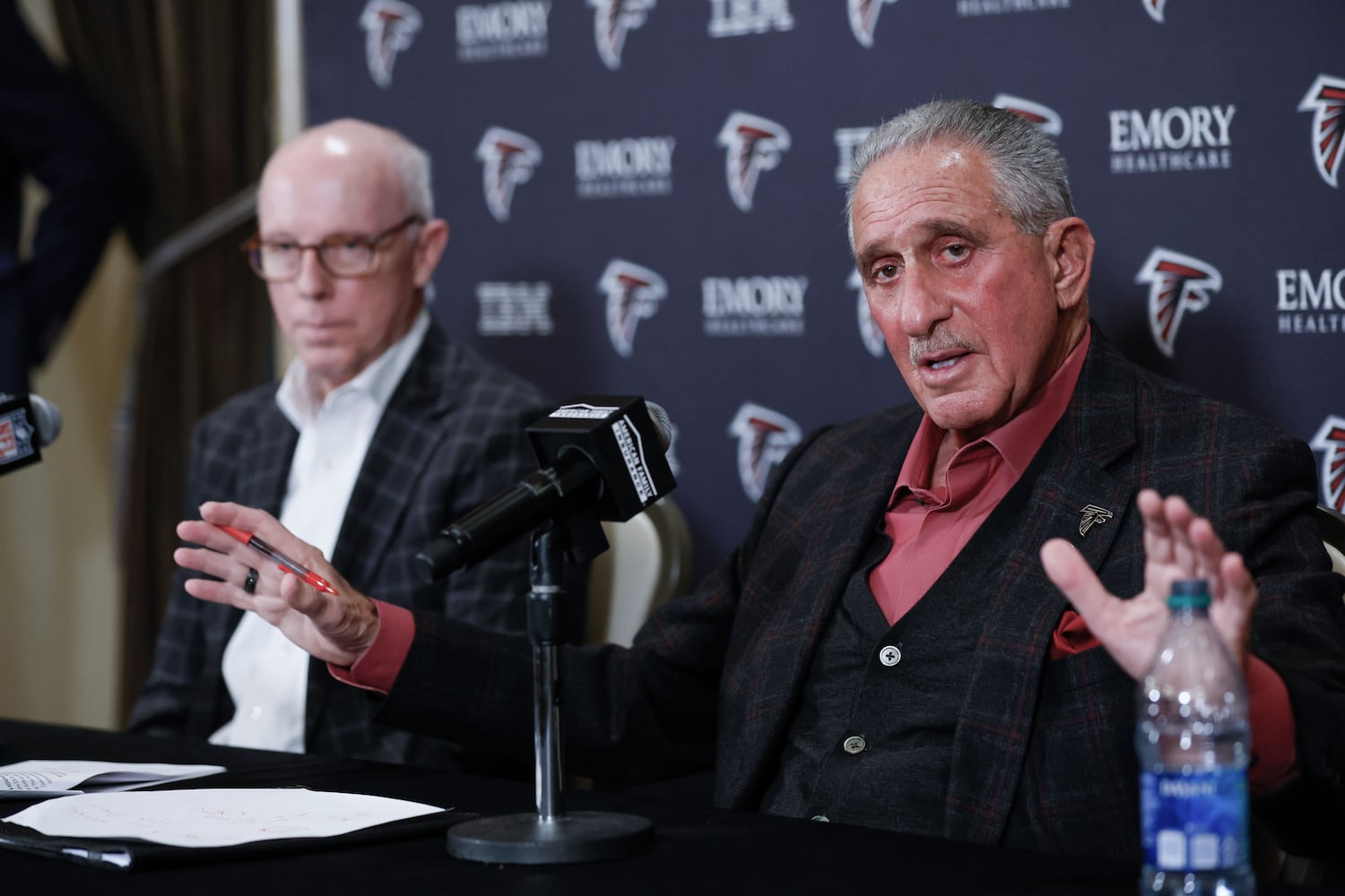 Falcons post-Arthur Smith firing press conference