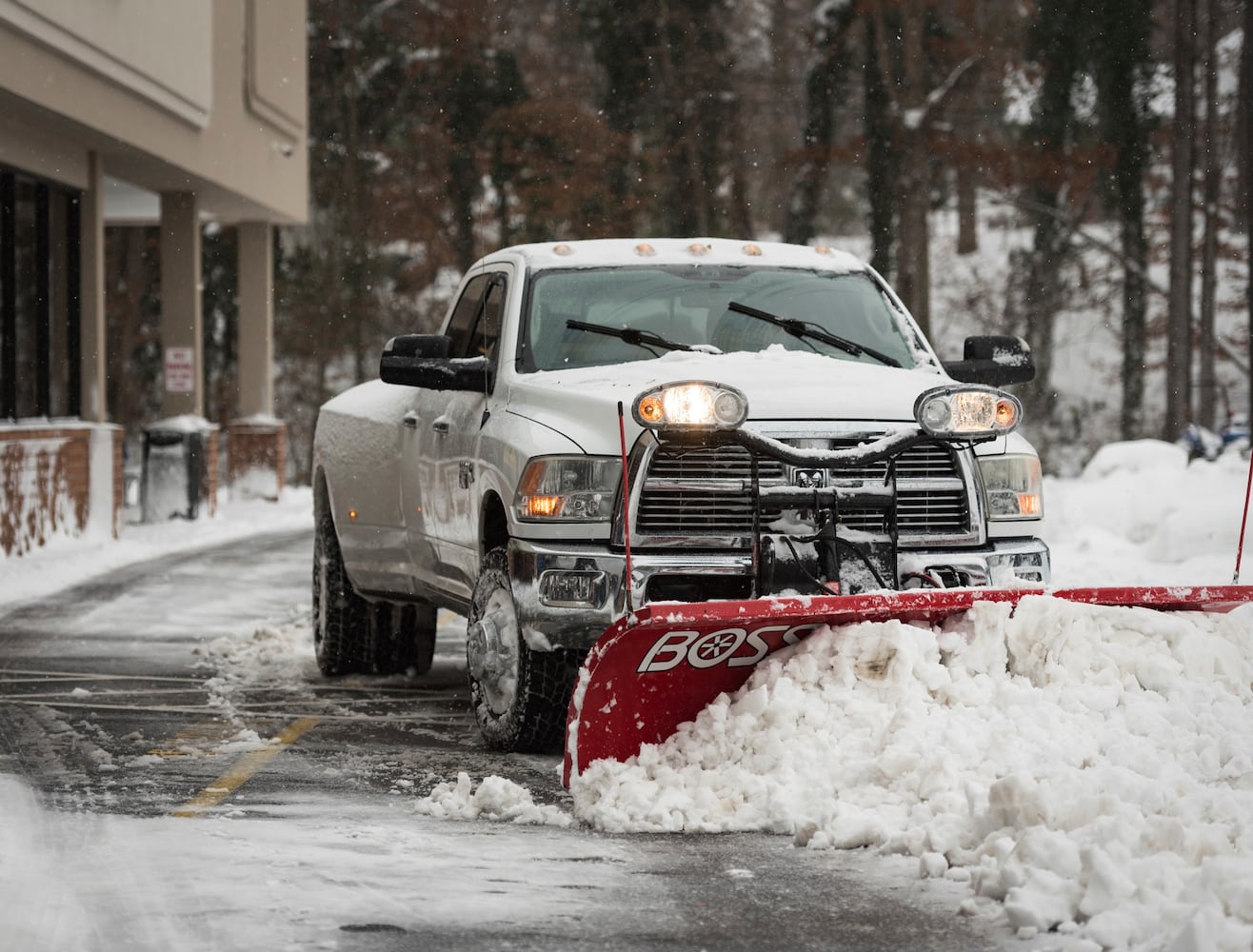 Photos: Winter storm blankets South in snow, ice