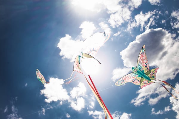 Kites in New York, May 18, 2014. During a summer in the middle of a pandemic, you can keep your family safe and sane by encouraging old-school play, embarking on some DIY projects and, yes, even embracing boredom. (Devin Yalkin/The New York Times)