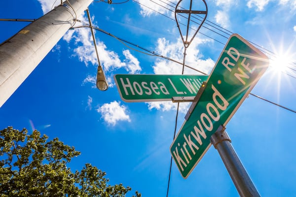 The intersection of Kirkwood Road and Hosea Williams Drive.   (Jenni Girtman/ info@atlantaeventphotography.com)